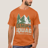 WILD SQUAD CAMPING retro T-shirt (Voorkant)