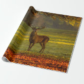 Wild stag cadeaupapier (Uitgerold)