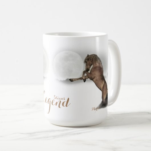 Wild Stallion Beverage Mok "Merlot" (Voorkant rechts)