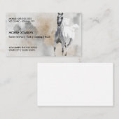 Wild Stallion Equestrian Farrer Hoefijzers Visitekaartje (Voorkant / Achterkant)