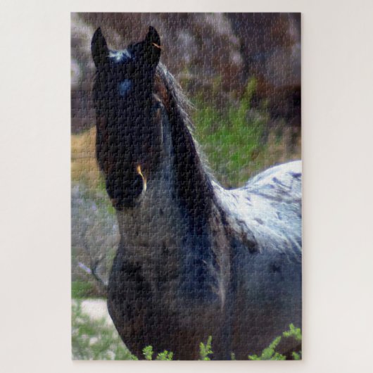 Wild Stallion In Utah Legpuzzel (Verticaal)