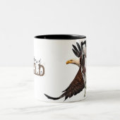 Wild Stallion Shaman's "Freedom Flight"-Mok  Tweekleurige Koffiemok (Center)