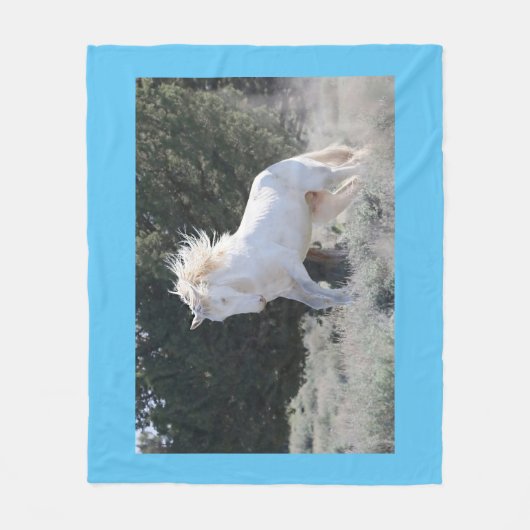 Wild Stallion Survivor Fleece Blanket (Voorkant)