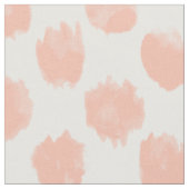 WILD STIPPEN Peach Waterverf Polka Dot Stof (Close Up)