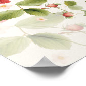 WILD STRAW BERRY SWEET BABY SHOWER POSTER (Hoek)