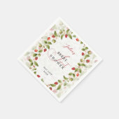 WILD STRAW BERRY SWEET BABY SHOWER SERVET (Hoek)