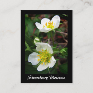 Wild Strawberry Blossoms ATC Visitekaartje