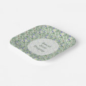 Wild Strawberry & Fern | Sage Green Papieren Bordje (Gebogen)