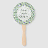 Wild Strawberry & Fern | Sage Green Retirement Handwaaier (Voorkant)
