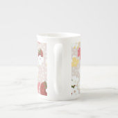 Wild Strawberry Flower Tall Mug Porselein Kop (Achterkant)