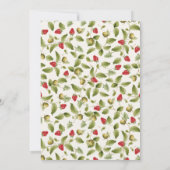 WILD STRAWBERRY SWEET BABY BIRTHDAY KAART (Achterkant)