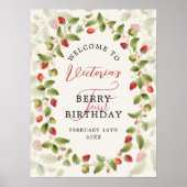 WILD STRAWBERRY SWEET BABY BIRTHDAY POSTER (Voorkant)