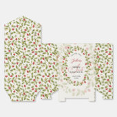 WILD STRAWBERRY SWEET BABY SHOWER BEDANKDOOSJES (Ongevouwen)