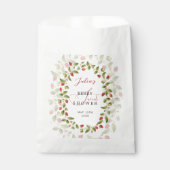 WILD STRAWBERRY SWEET BABY SHOWER BEDANKZAKJE (Voorkant)