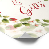 WILD STRAWBERRY SWEET BABY SHOWER POSTER (Hoek)