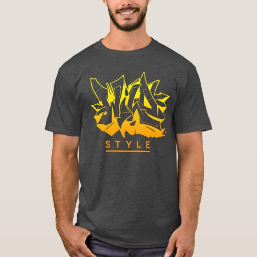 Wild Style Graffiti vrienden T-shirt (Voorkant)