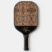 Wild Style Leopard Patroon Pickleball Paddles (Voorkant)