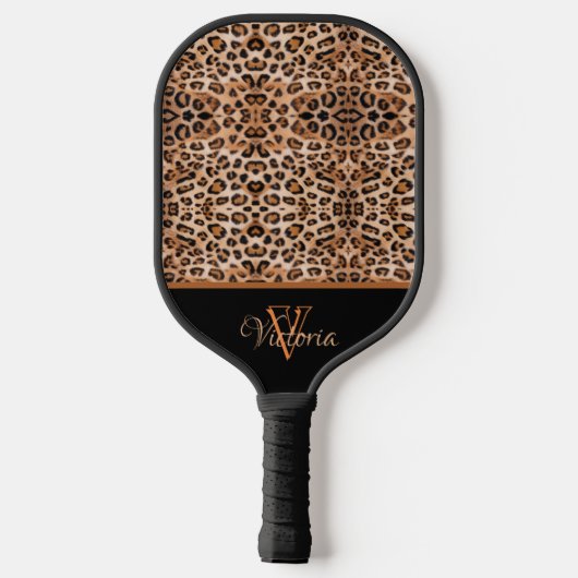 Wild Style Leopard Pickleball Paddles (Achterkant)