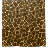 Wild Style Safari Giraffe Print All-Over Pattern Douchegordijn (Voorkant)