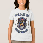 Wild Style, Wild Heart 1 Tri-Blend Shirt (Voorkant)