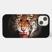 Wild Sumatran Tiger iPhone Hoesje (Achterkant horizontaal)