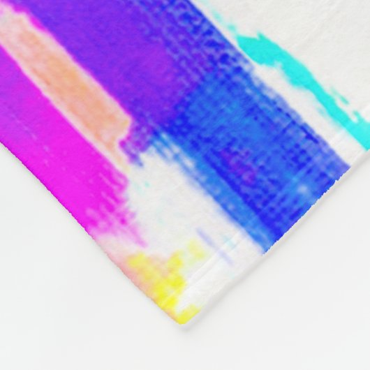 Wild Summer Abstracte Blanket Fleece Deken (Hoek)