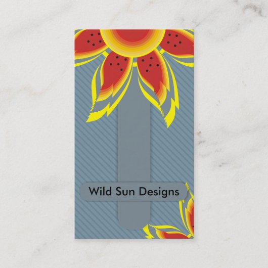 Wild Sun Design Visitekaartjes (Voorkant)