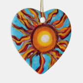 Wild Sun Keramisch Ornament (Rechts)