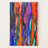 Wild Sunset Alcohol Ink Painting Planner (Achterkant)