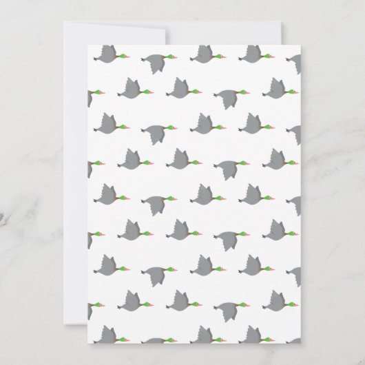 Wild Swamp Creatures Baby shower Kaart (Achterkant)