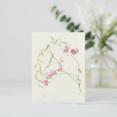 Wild Sweet Pea van Margaret Armstrong Briefkaart (Staand voorkant)