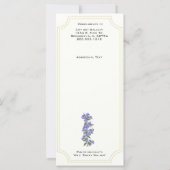 Wild Sweet William Rack Kaart (Achterkant)