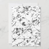 Wild Swirls Class of Afstuderen Announcement Aankondiging (Achterkant)