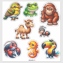 Wild Tales - 3D Animal Adventure Stickers Set