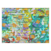 Wild Tangerine - Natuur geïnspireerde bloemsierkun Tafelkleed (Voorkant (Horizontaal))