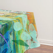 Wild Tangerine - Natuur geïnspireerde bloemsierkun Tafelkleed (Voorbeeld)