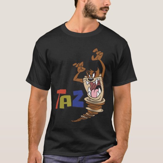 Wild TAZ™ Tri-Blend Shirt (Voorkant)