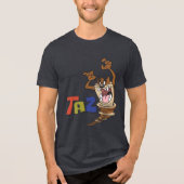Wild TAZ™ Tri-Blend Shirt (Voorkant)
