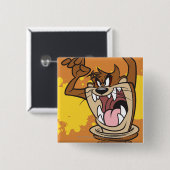 Wild TAZ™ Vierkante Button 5,1 Cm (Voorkant /achterkant)