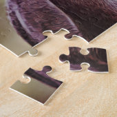 Wild Texas Deer sluit  ogen op Puzzle Legpuzzel (Zijkant)