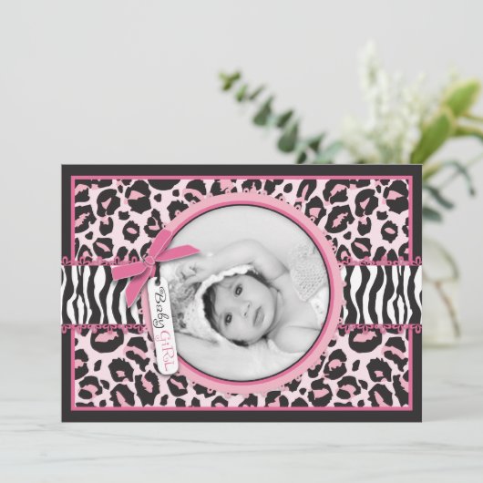 Wild Thing Announcement Card Kaart (Staand voorkant)