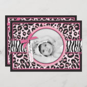 Wild Thing Announcement Card Kaart (Voorkant / Achterkant)