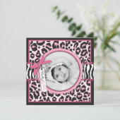 Wild Thing Announcement Square Kaart (Staand voorkant)