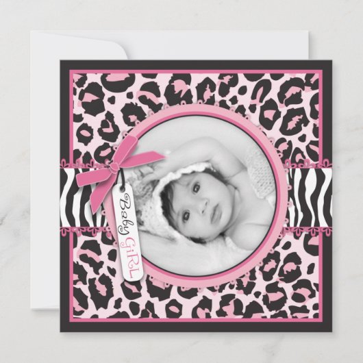 Wild Thing Announcement Square Kaart (Voorkant)