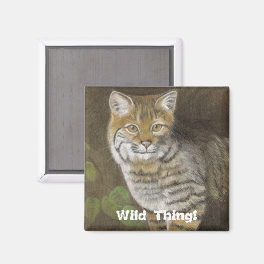 Wild Thing Bobcat Magneet (Voorkant / Achterkant)