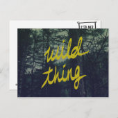 Wild Thing Briefkaart (Voorkant / Achterkant)