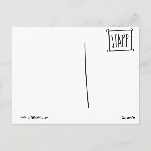 Wild Thing Briefkaart (Achterkant)