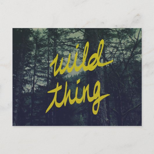 Wild Thing Briefkaart (Voorkant)