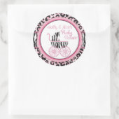 Wild Thing Cheetah & Zebra Print Sticker 3 (Tas)