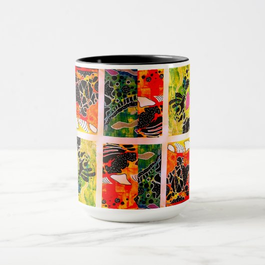 Wild Thing Doodle Coffee Art Mok (Midden)